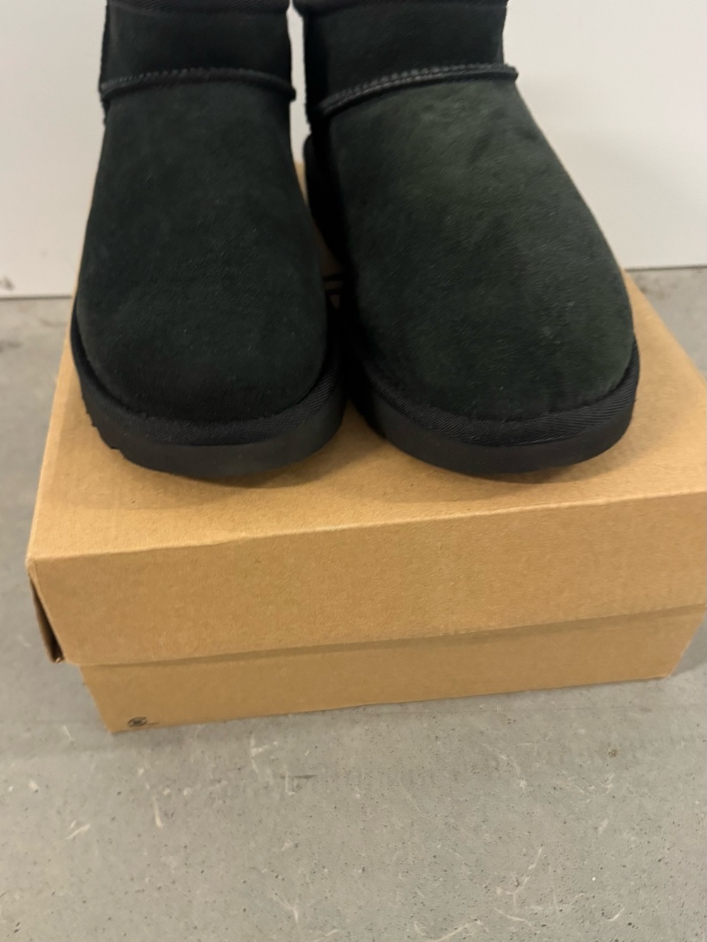 UGG Short Suede Ankle Boots